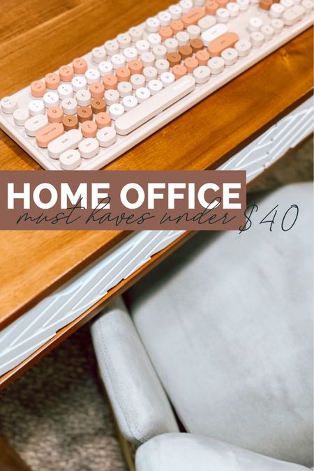 My faves for home office — all Target + Amazon! 

Neutral office // wireless keyboard // Amazon office // Target office // home office // work from home // desk // chair // wireless keyboard // wireless charger // wireless mouse // office // work // work outfit // neutral home decor // boho desk //
Modern office // modern desk // neutrals // Amazon home 

#LTKFestival #LTKhome #LTKFind