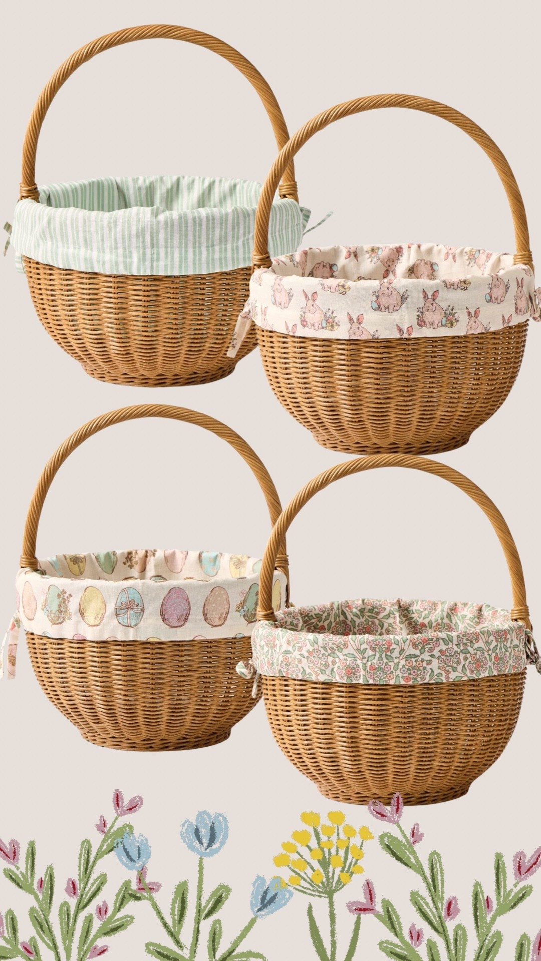The cutest Easter baskets! 

THEBLOOMINGNEST west elm Easter basket kids 

#LTKSeasonal #LTKKids #LTKBaby