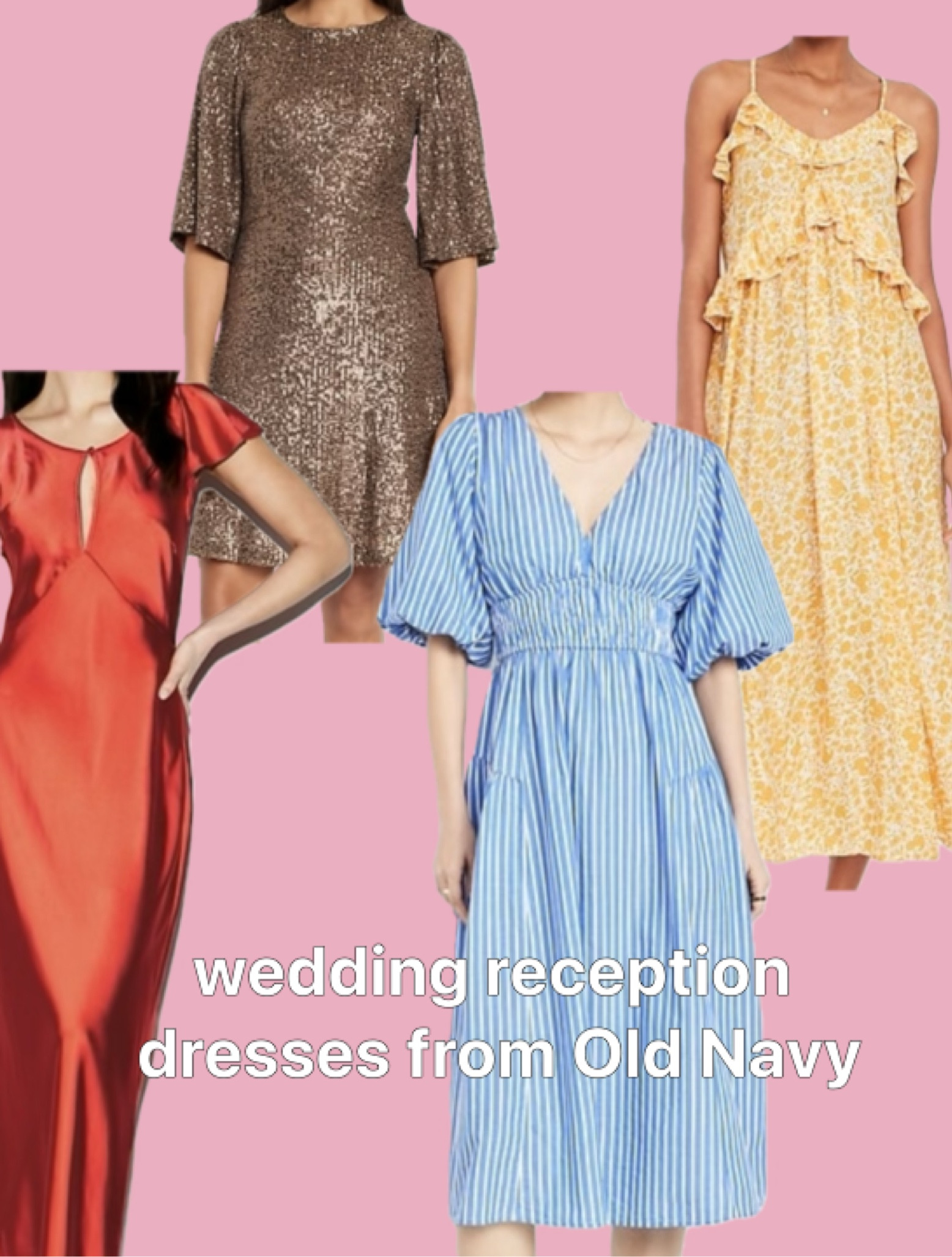 Wedding guest Dresses from Old Navy #Wedding #Weddingseason #weddingreception

#LTKSaleAlert #LTKStyleTip #LTKParties