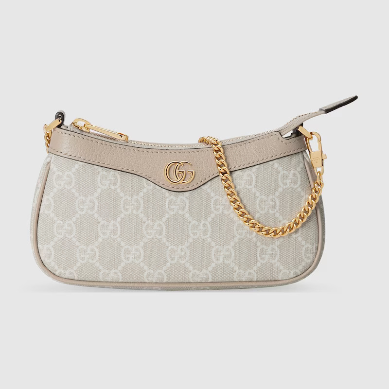 GUCCI Ophidia Mini Bag, White, GG Canvas | Gucci (US)