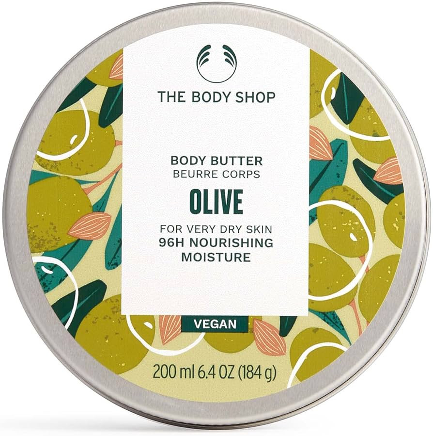 The Body Shop Olive Body Butter – Nourishing & Moisturizing Skincare for Very Dry Skin – Vegan – 6.75 oz | Amazon (US)