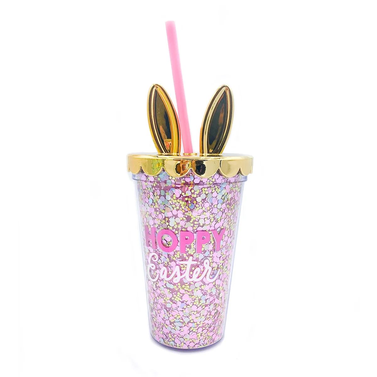 Packed Party 'Hoppy Easter' Easter Confetti Tumbler, 16OZ. | Walmart (US)