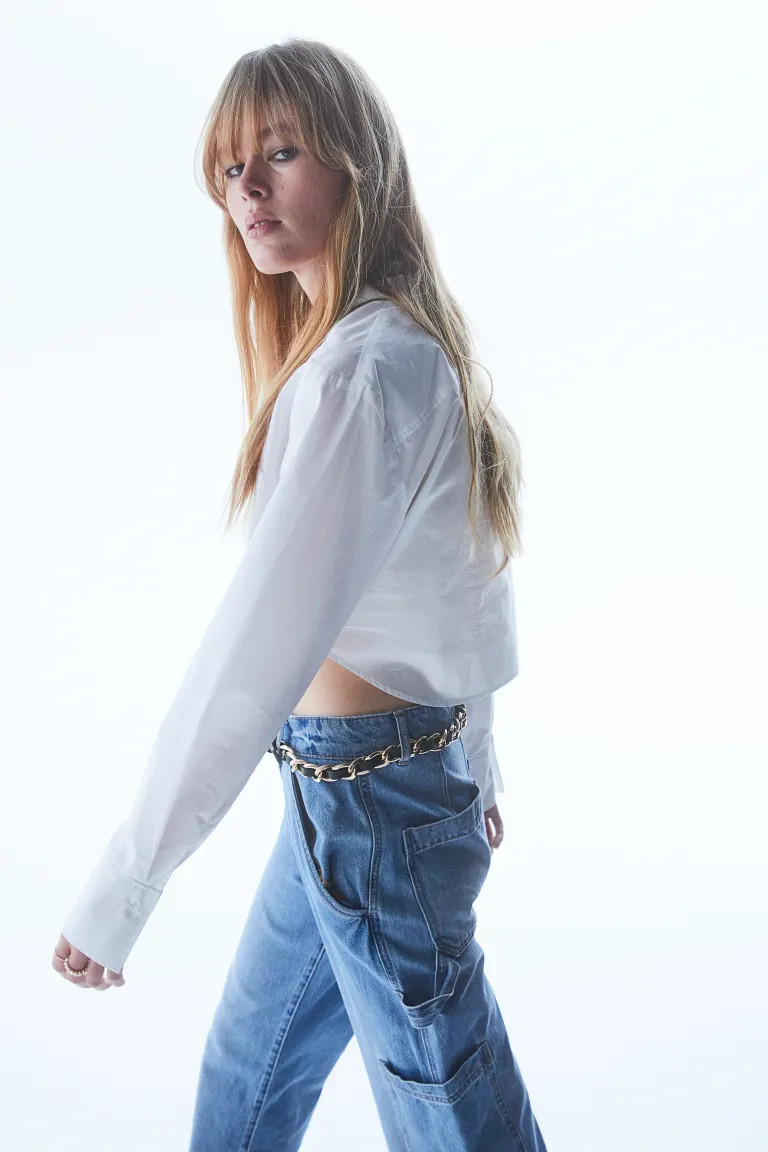 Camicia corta in cotone | H&M (FR, IT, ES, PT, BE)