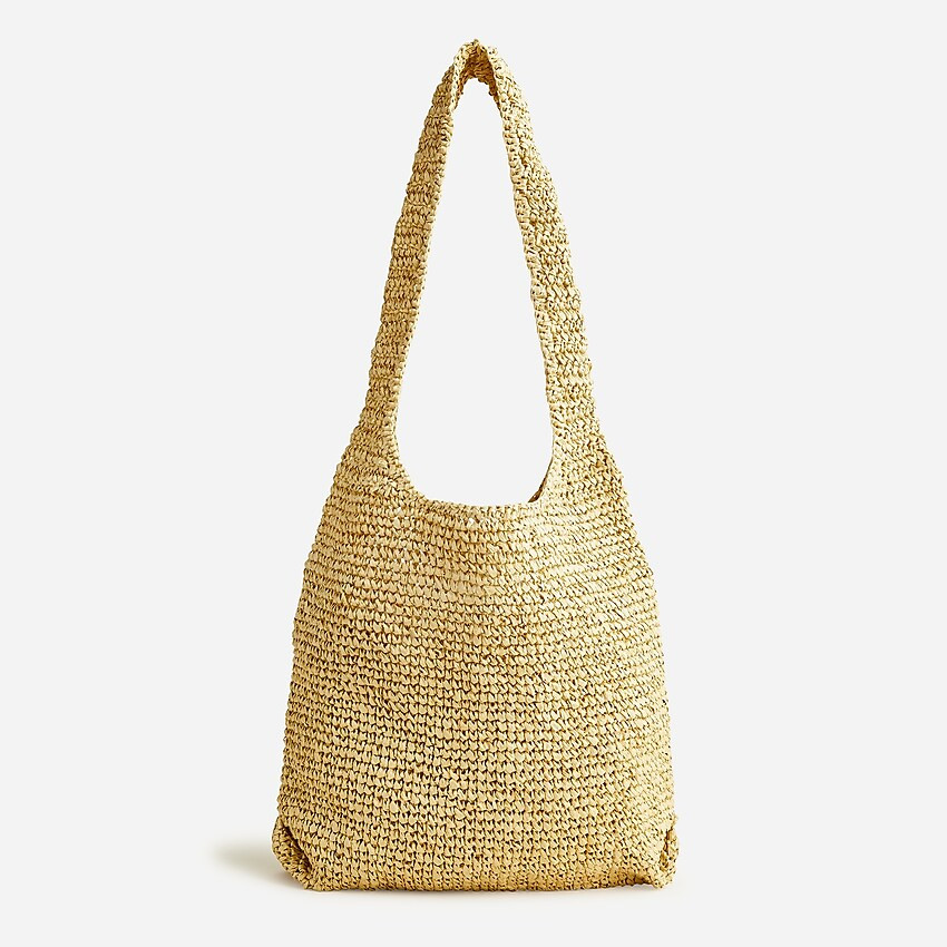 Raffia sack bag | J. Crew US