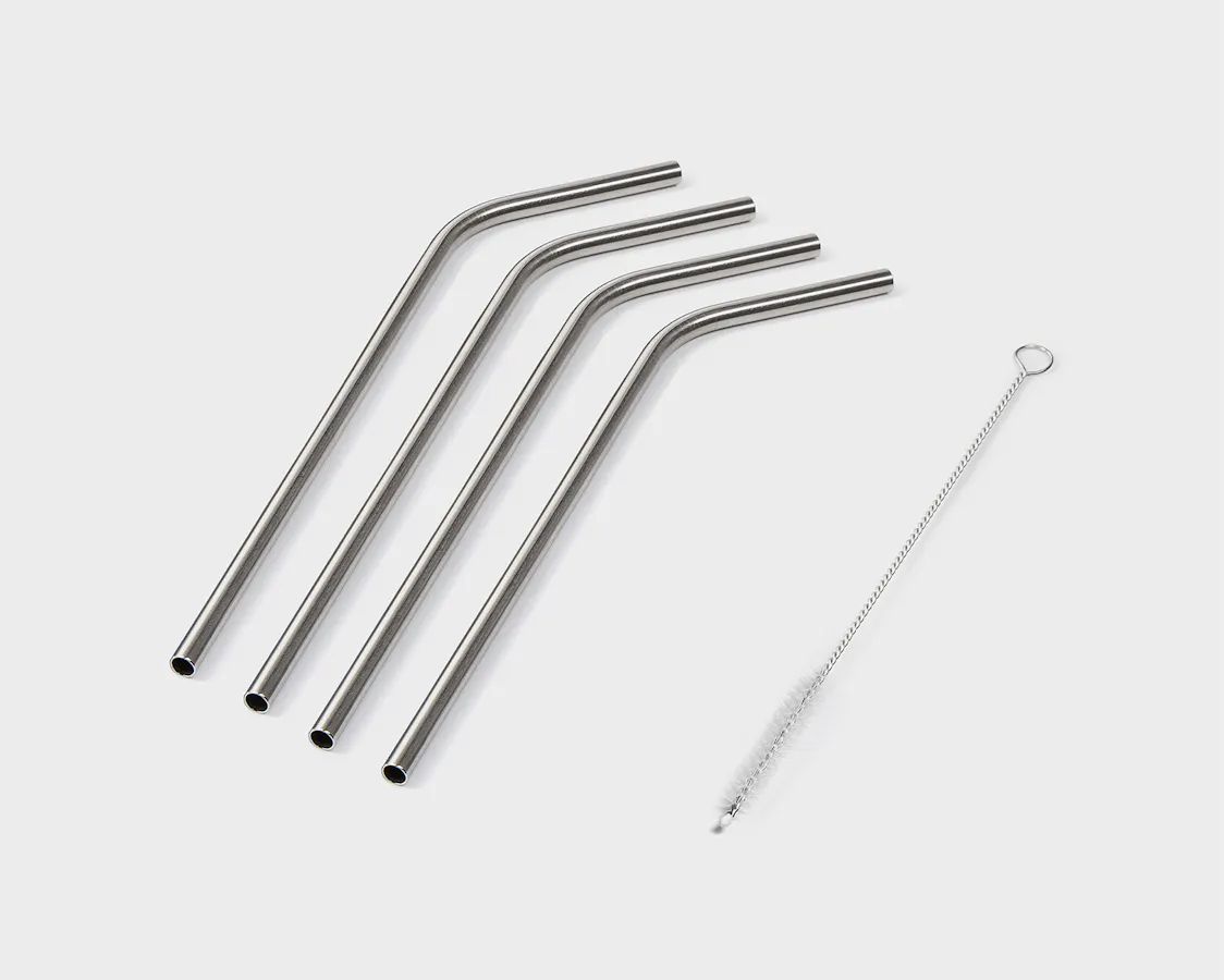 NutriBullet 4-Pack Stainless Steel Straws | Nutribullet