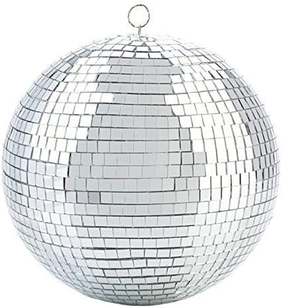 Alytimes Mirror Disco Ball - 8-Inch Cool and Fun Silver Hanging Party Disco Ball –Big Party Dec... | Amazon (CA)