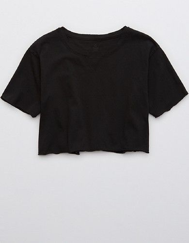 OFFLINE Cropped Crewneck T-Shirt | American Eagle Outfitters (US & CA)