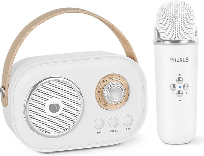 Mini Karaoke Machine for Kids&Adults,Portable Bluetooth Speaker with 2 Wireless Microphones and S... | Amazon (US)