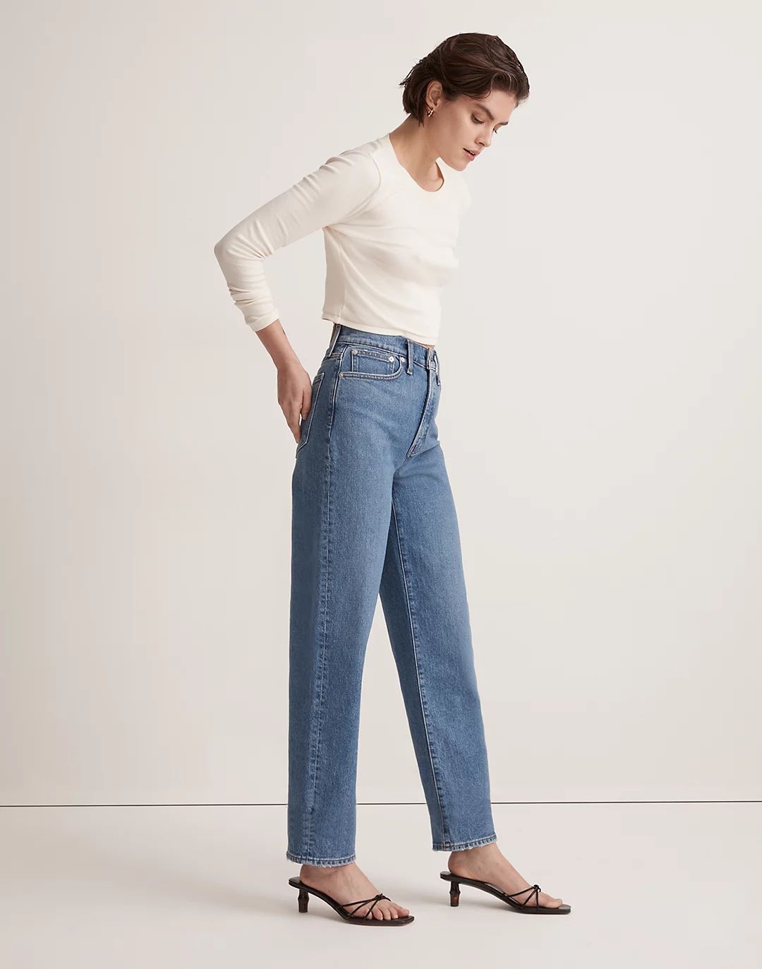 The Perfect Vintage Straight Jean in Earlwood Wash | Madewell