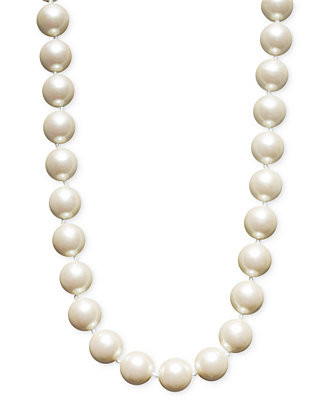 Imitation 14mm Pearl Collar Necklace | Macy's
