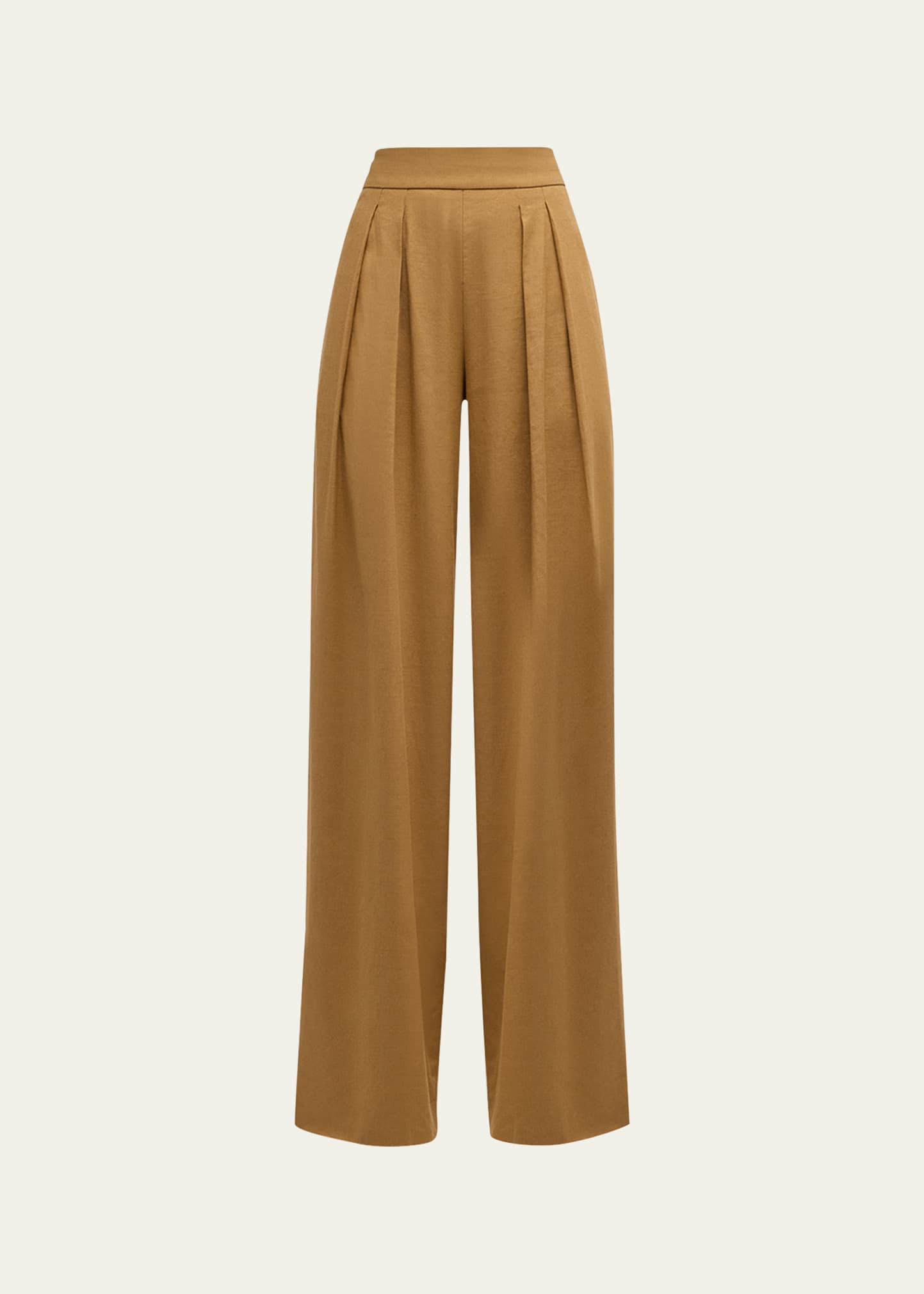 Veronica Beard Jodie Wide-Leg Linen Pants | Bergdorf Goodman