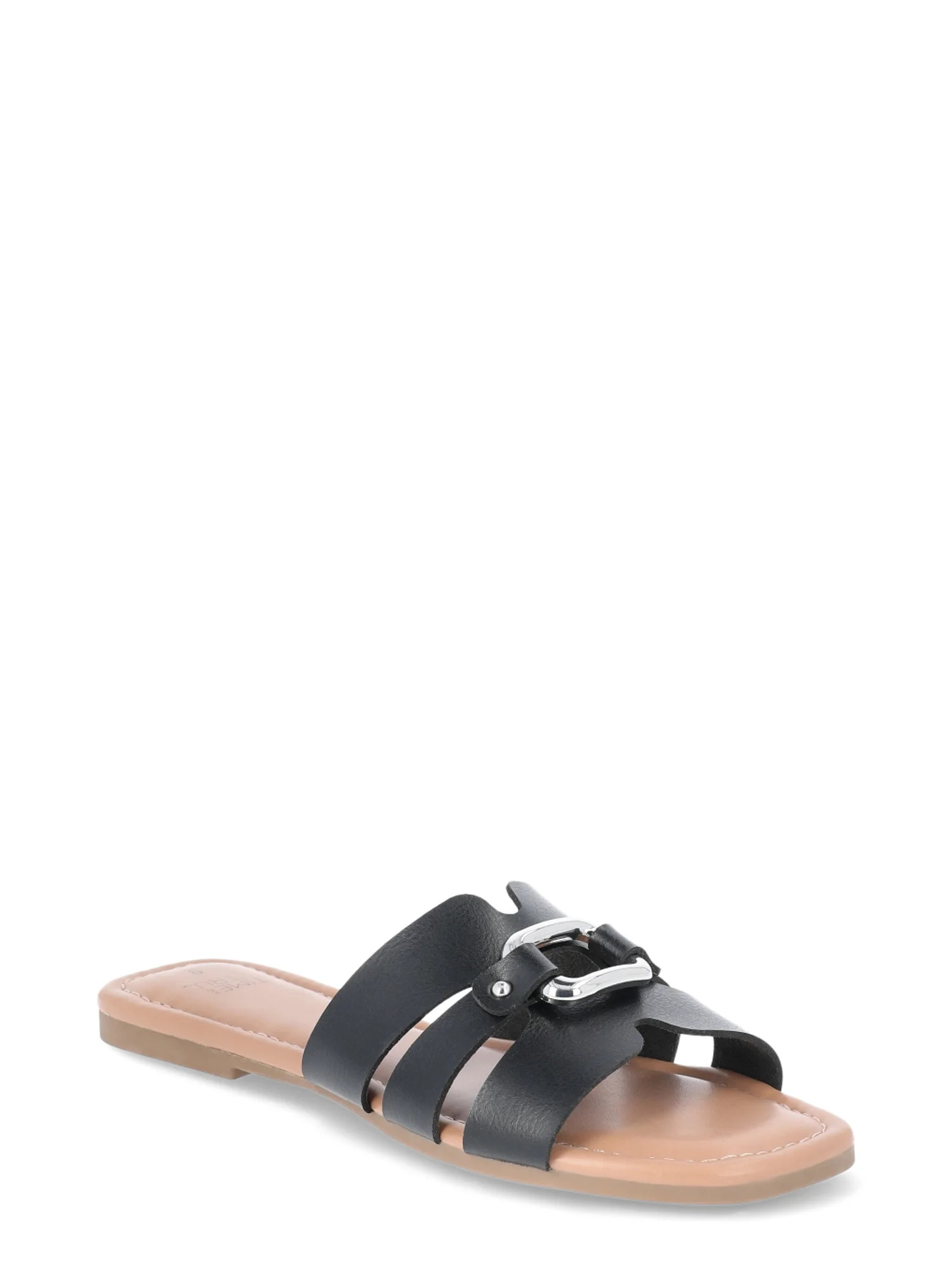 Time and Tru Women's Hardware Slide Sandal | Walmart (US)