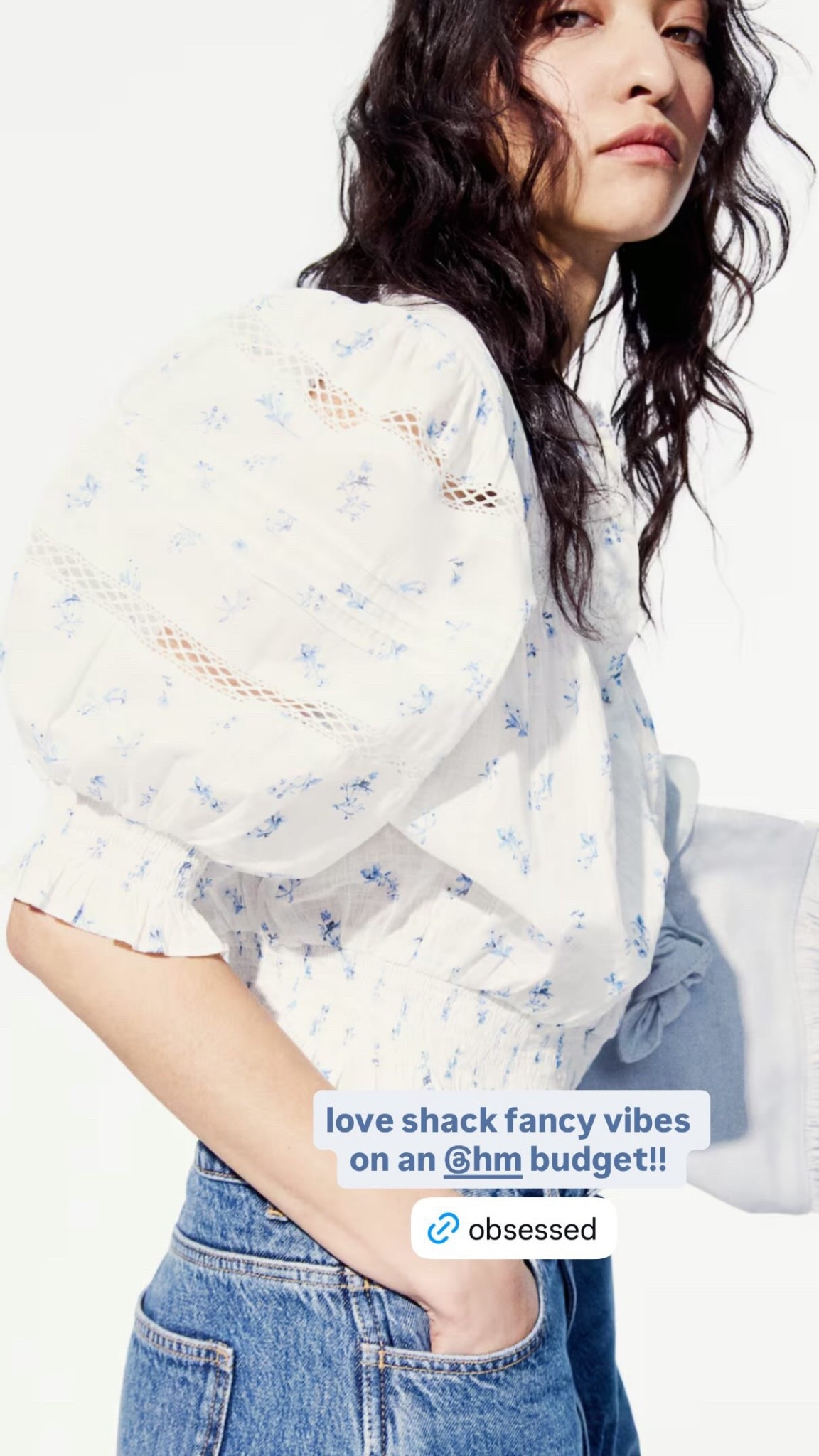 This blouse looks like loveshack fancy and I can’t get over the price! 

#LTKSeasonal #LTKgrwm #LTKSaleAlert