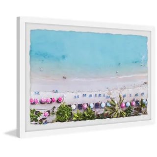 Sun Umbrellas' Framed Painting Print - 30 x 20 | Bed Bath & Beyond