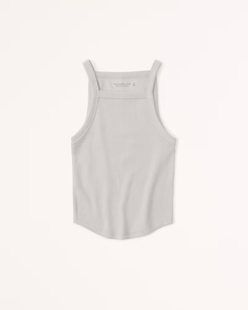 Women's Essential Ribbed Strappy Tank | Women's New Arrivals | Abercrombie.com | Abercrombie & Fitch (US)