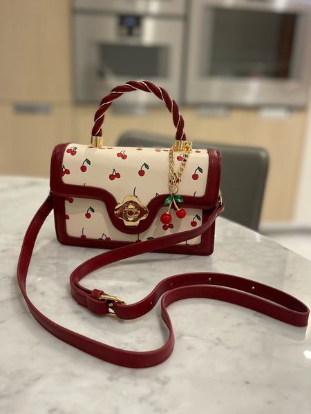 The cutest bag I’ve ever seen!! Perfect for Valentine’s Day and my cherry obsession 🍒 

#LTKMostLoved #LTKSeasonal #LTKGiftGuide