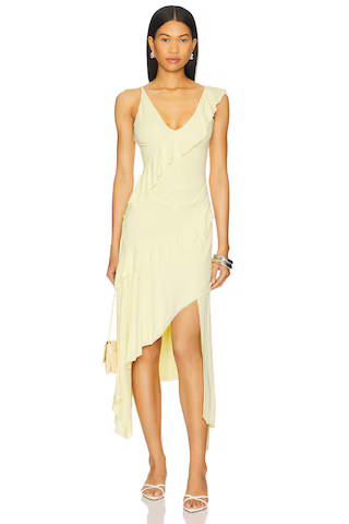 Bec + Bridge Marnie Asymmetrical Dress in Butter from Revolve.com | Revolve Clothing (Global)