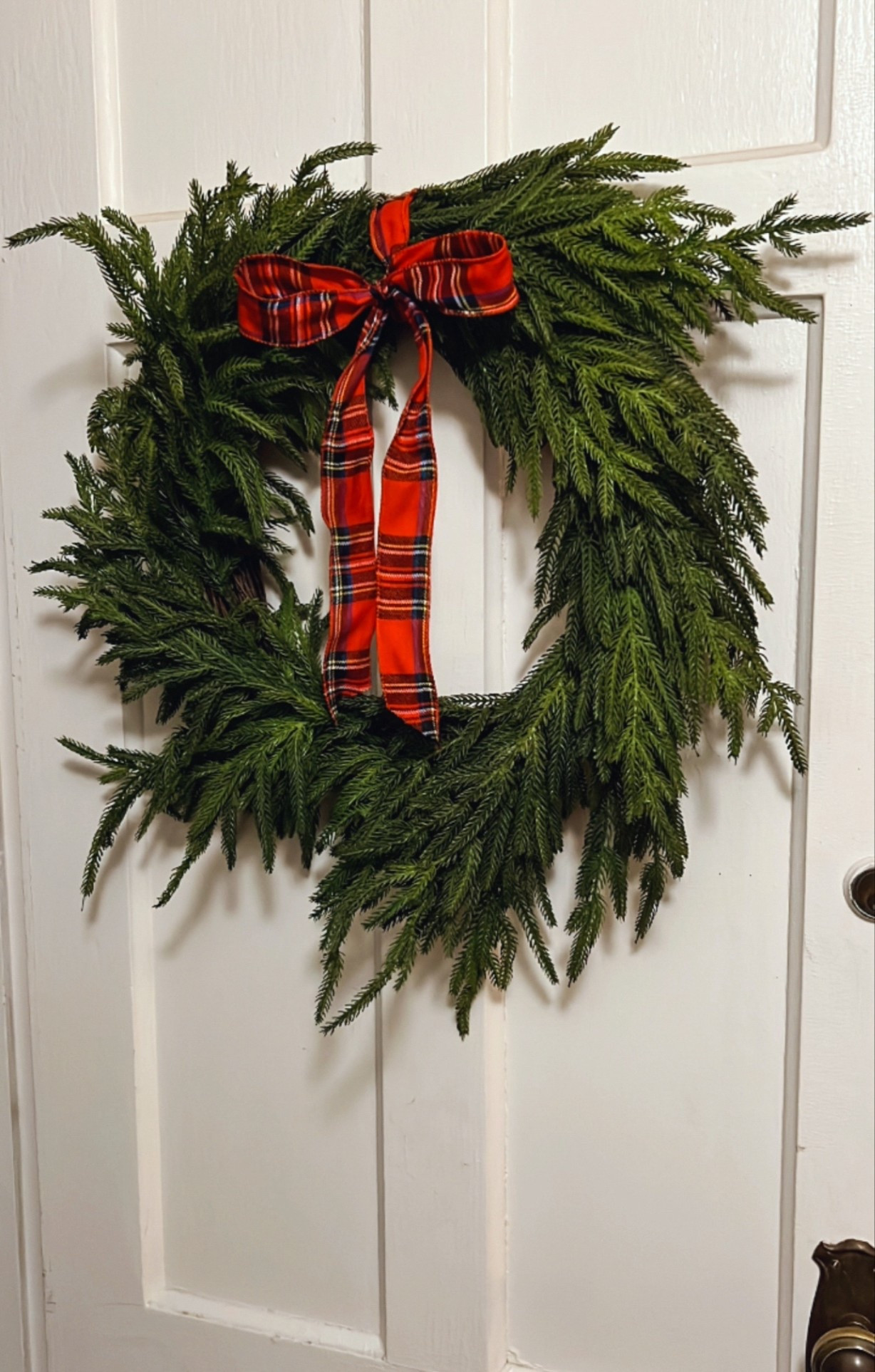 Loving the flannel bow this year! ♥️