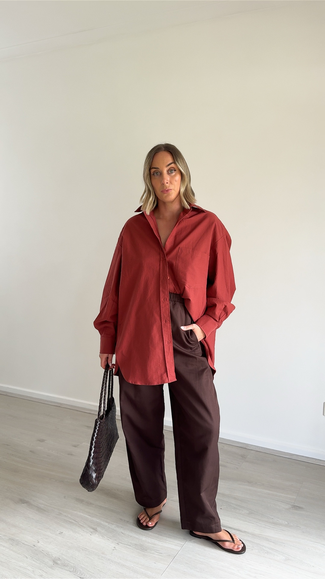 Wearing - 

Shirt by Dissh
Bag by Dragon Diffusion 
Trousers by Assembly Label 
Sandals by Billini

#LTKspring #LTKaustralia #LTKstyletip