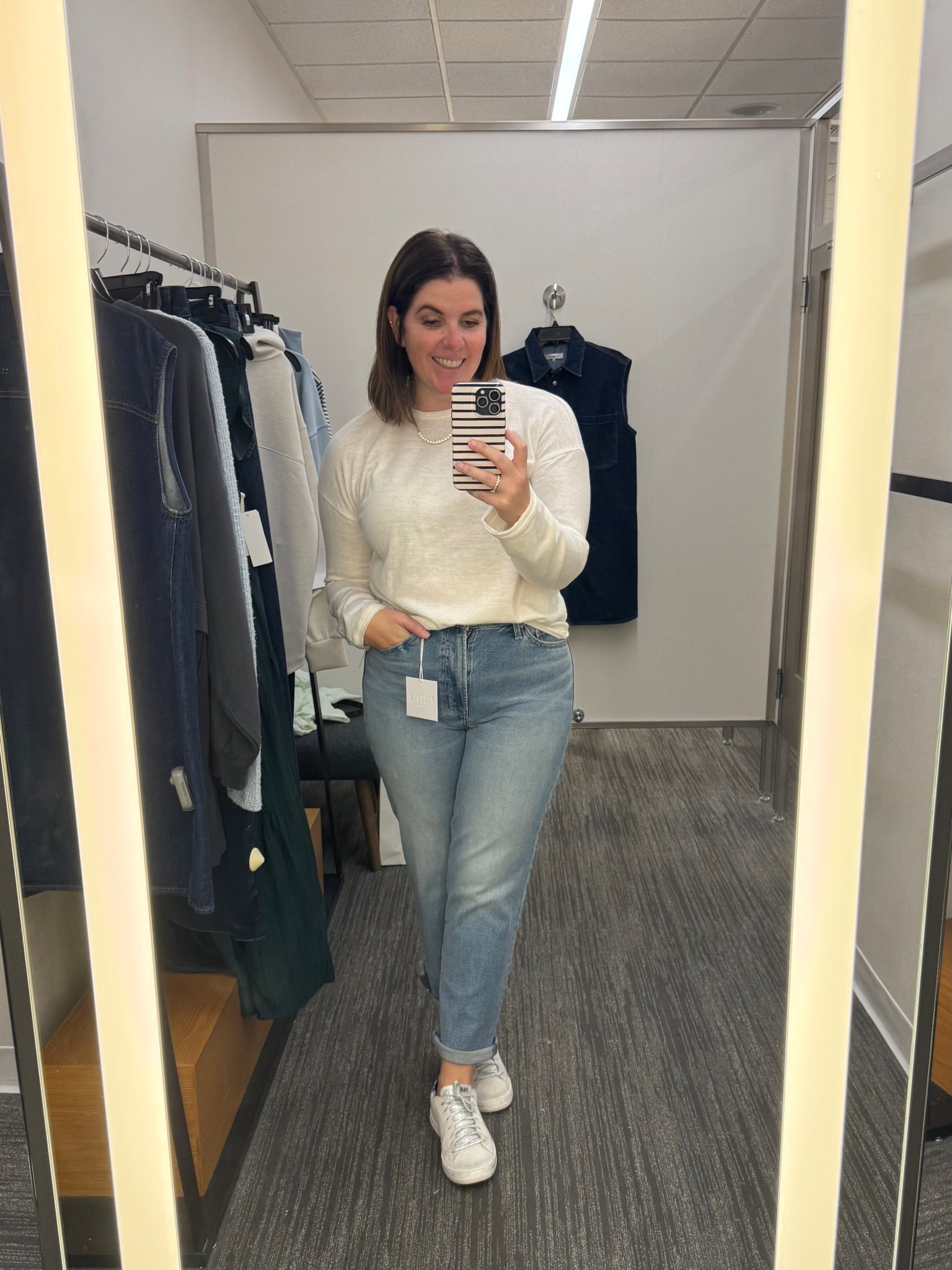 Classics are my favorite to shop during the NSALE! 

Long sleeve tee: $32.99
The jeans are currently sold out at Nordstrom, but I did find them on sale for you, close to the NSALE price! 

#LTKStyleTip #LTKFindsUnder50 #LTKSaleAlert
