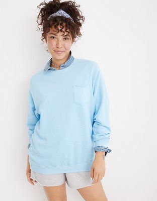Aerie The Sweat Everyday Crew Neck Sweatshirt | American Eagle Outfitters (US & CA)