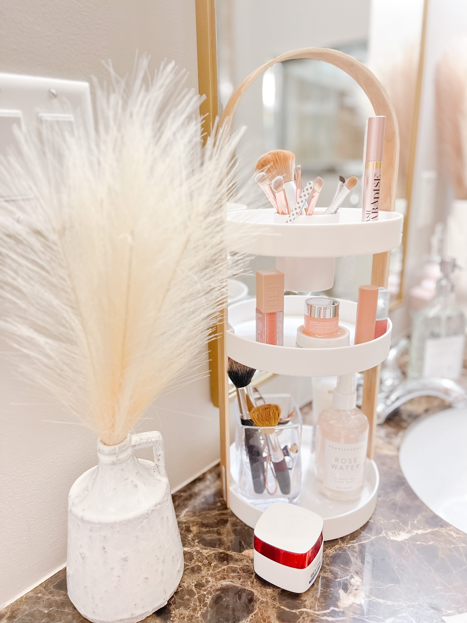 Bathroom refresh. Follow along to see all the fun decor finds #competition

#LTKhome #LTKbeauty #LTKFind