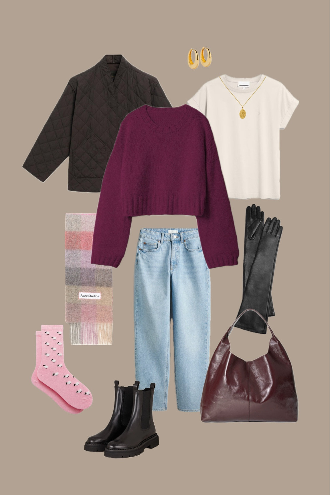 #sneakersweater Outfitinspo in Burgund 🍷♥️
Die H&M Jeans ist bereits im BF-Sale ❗️

#LTKdeutschland #LTKwinter #LTKCyberWeek