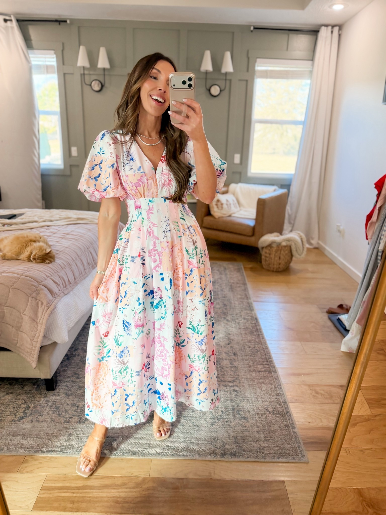 The colors on this dress are stunning! The puff sleeves make it it even better!! Amazon finds 

#LTKSeasonal #LTKTravel #LTKmomlife