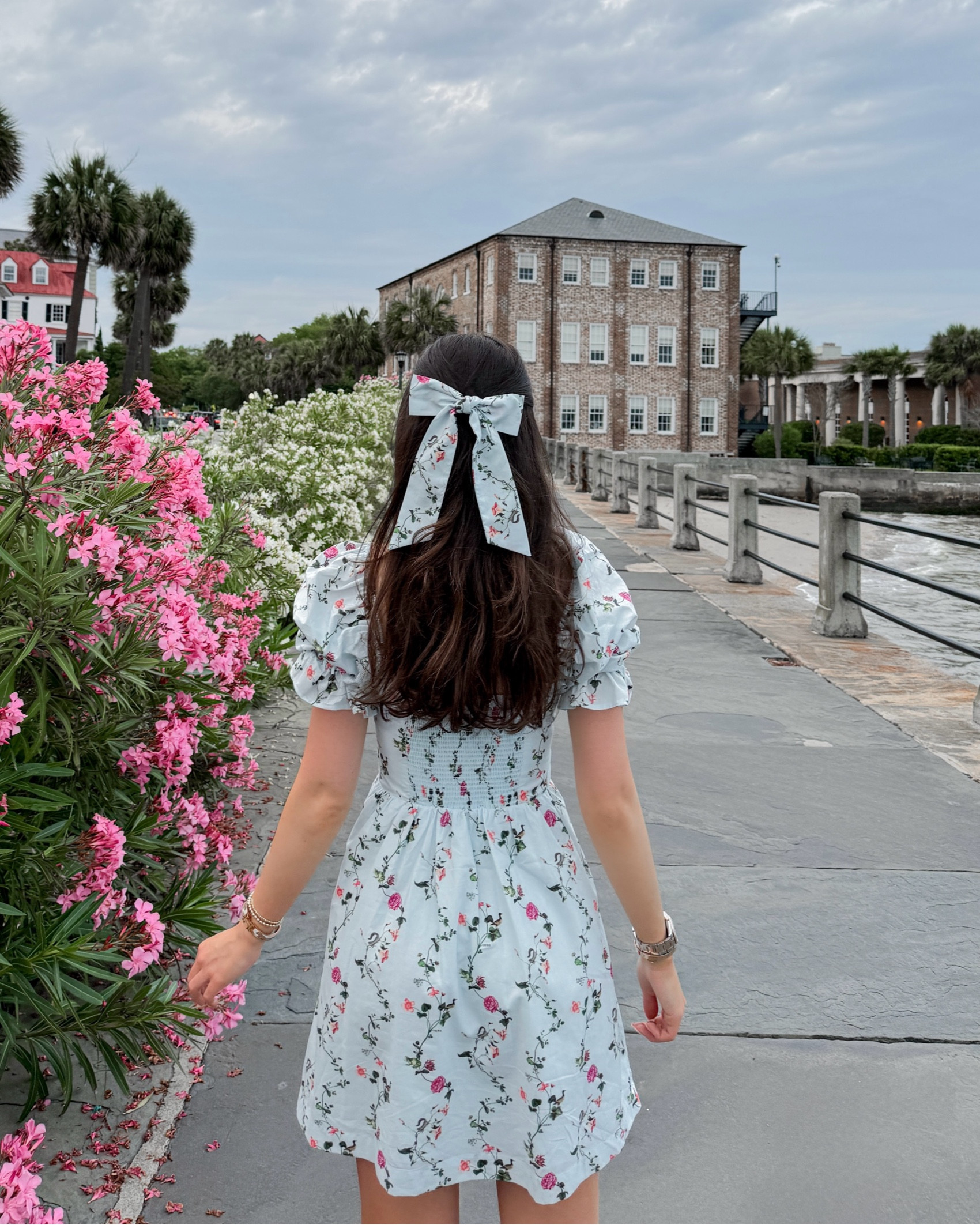 Strolling the battery in Charleston wearing this mini Ophelia dress and matching bow in one of Hill House’s most whimsical prints; pond floral! 

#LTKfindsunder50 #LTKstyletip #LTKtravel