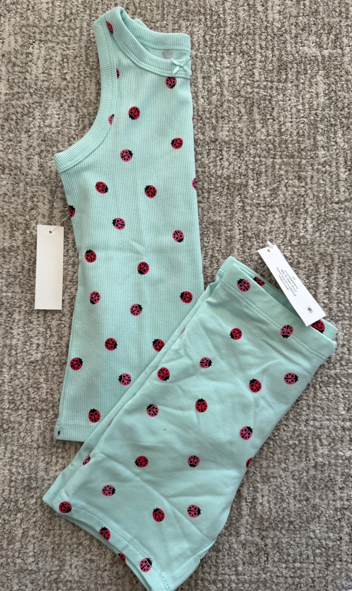 The cutest summer set at Walmart for little girls😭😍 dainty ladybugs???? Obsessed. 

#LTKKids #LTKmomlife #LTKootd