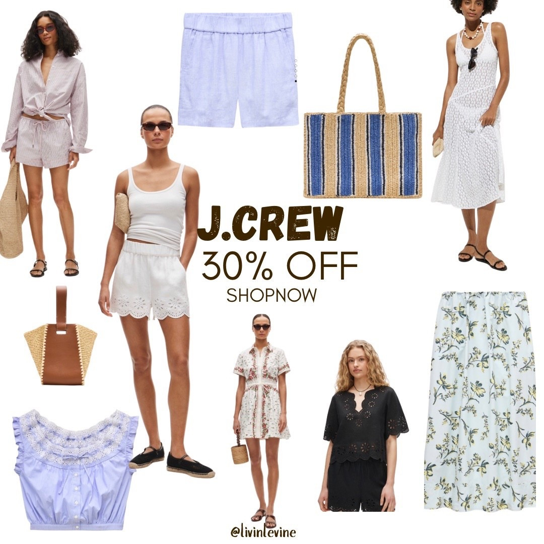 J.crew spring sale - 30% off most items use code SHOPNOW