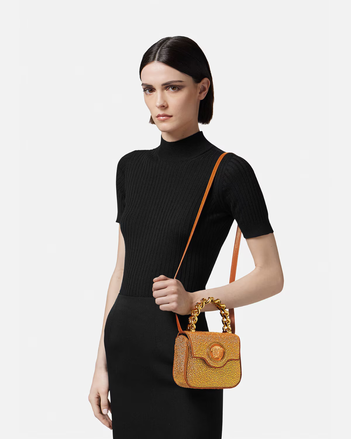 Crystal La Medusa Mini Bag | Versace (US)