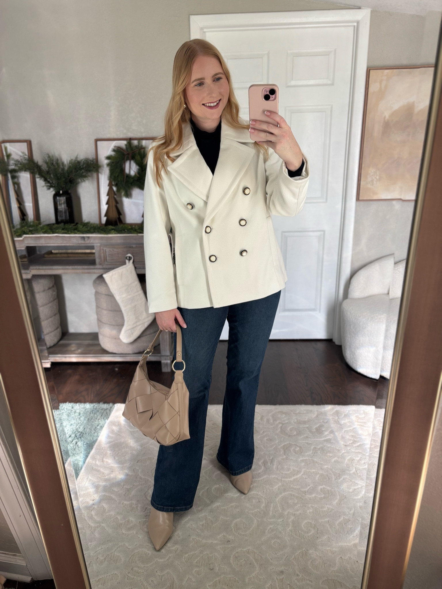 Free Assembly Women’s Double Breasted Peacoat, Midweight, Size Medium 

#LTKHoliday #LTKFindsUnder50 #LTKSeasonal