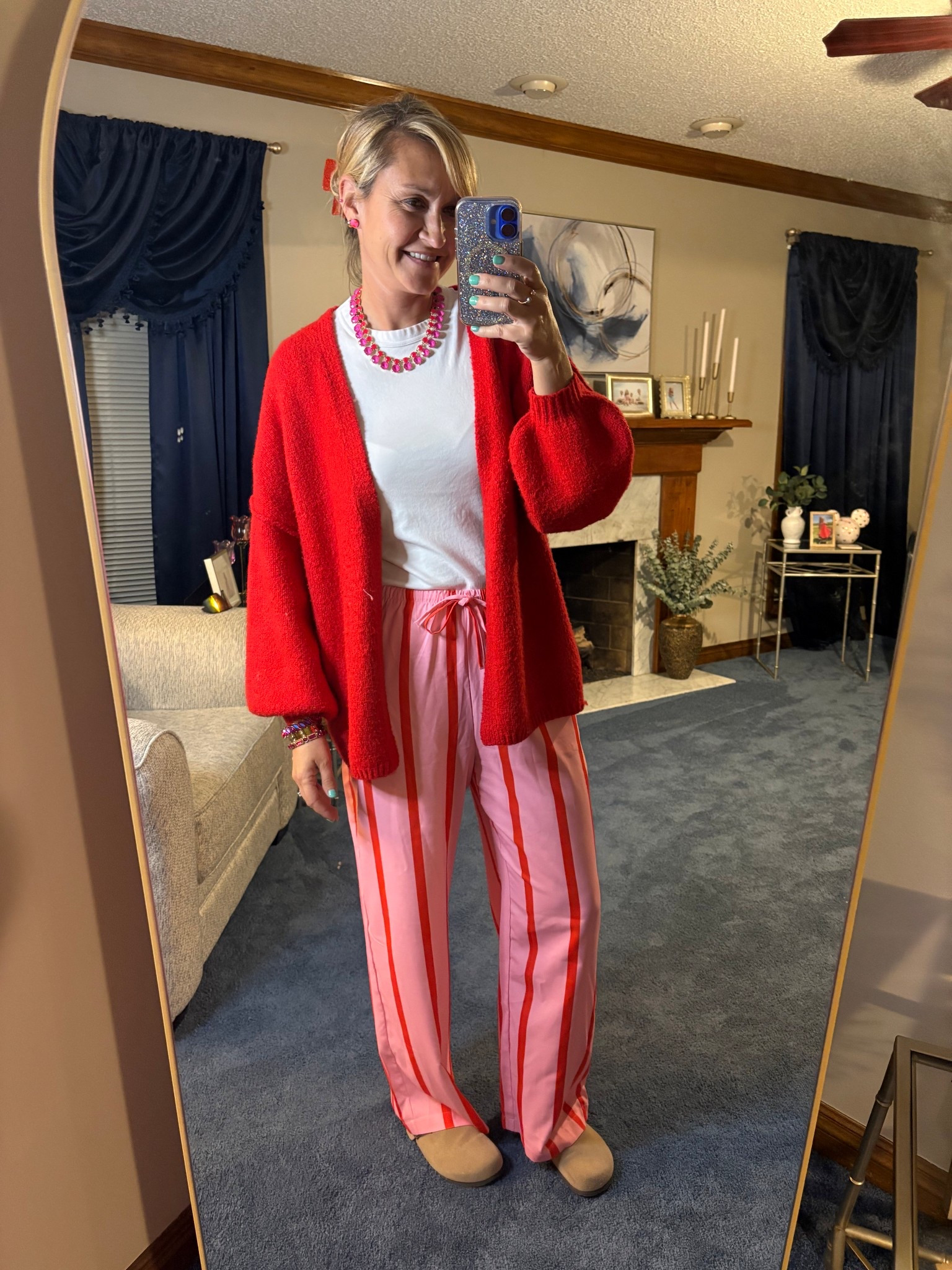 This outfit brings me joy! The pants are tts and perfect for Spring and the sweater is perfect for those cold spring temps!

#LTKmomlife #LTKdayinmylife #LTKWorkwear