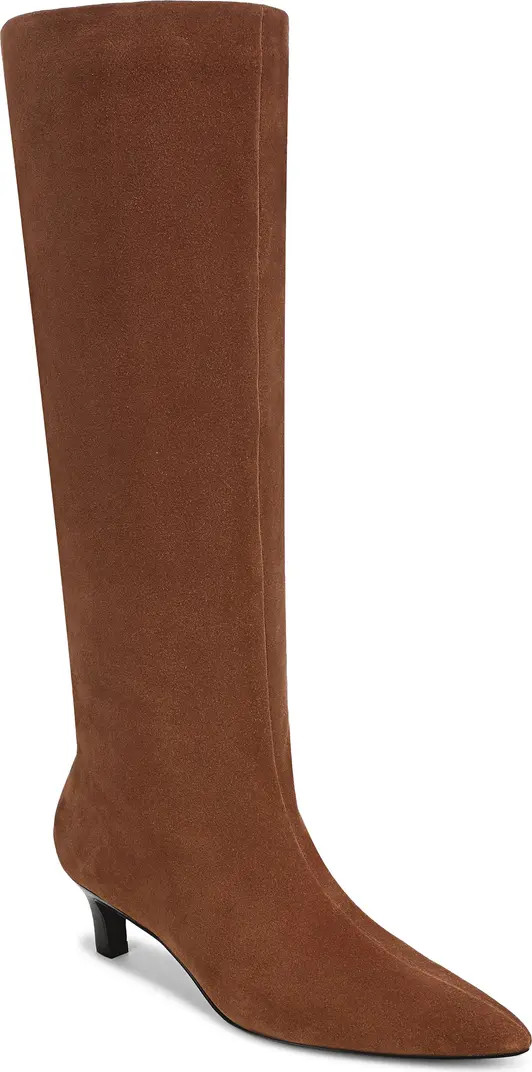 Dauphine Kitten Heel Knee High Boot (Women) | Nordstrom