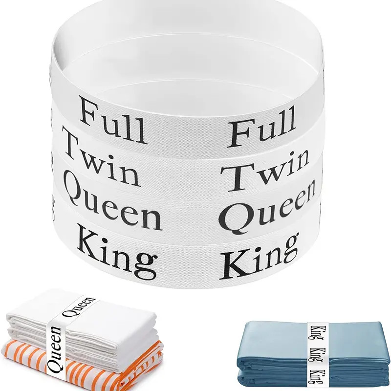 Bedding Organizer Straps Sheet Label Elastic Binding - Temu | Temu Affiliate Program