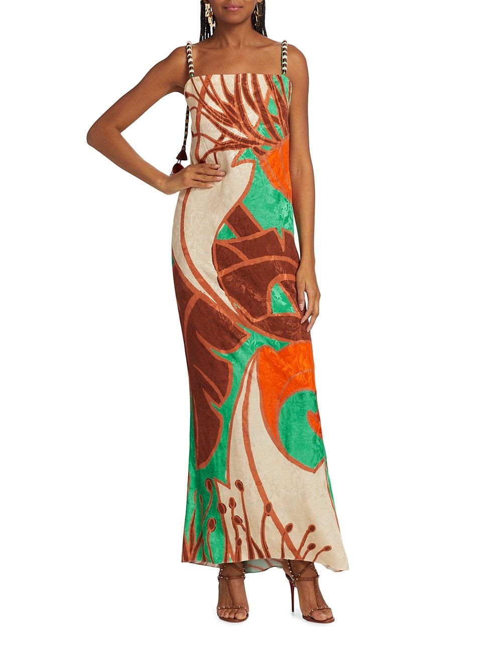 Hidden Paradise Printed Jacquard Maxi Dress | Saks Fifth Avenue