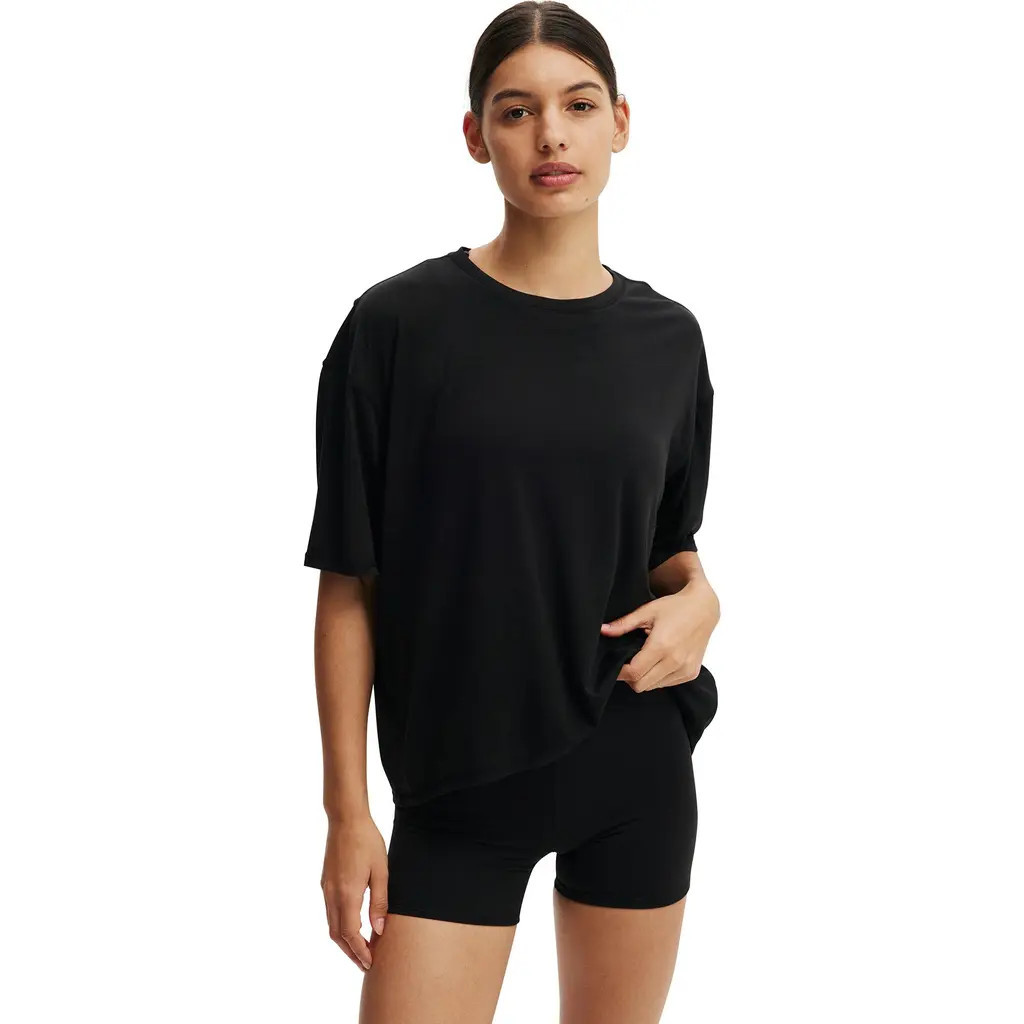 COTTON ON BODY Active Lightweight Tshirt in Black at Nordstrom, Size Medium | Nordstrom