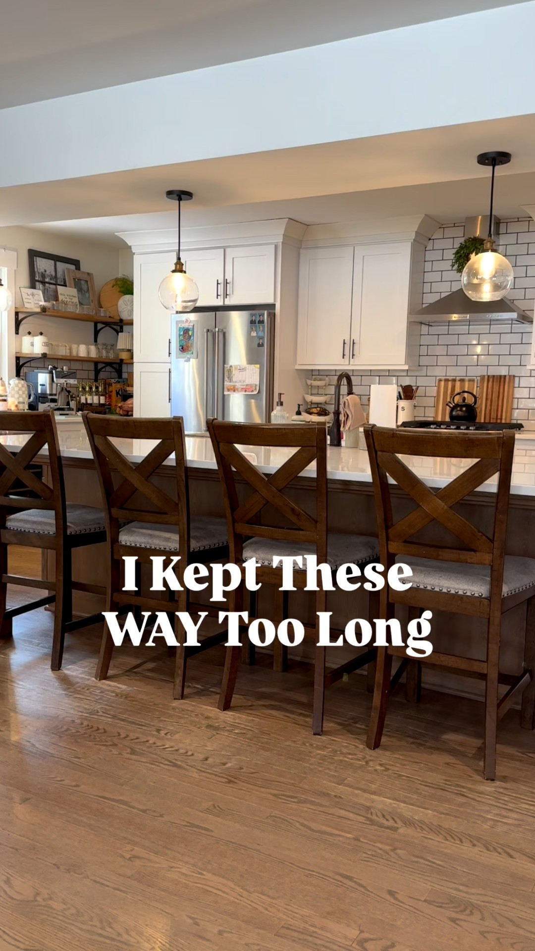 My new stools!!! Ugh it feels so good to do little home refreshs. It may seem small but sometimes it makes a big impact! 
Medium top and 8 barrel jeans  

#LTKdayinmylife #LTKmomlife #LTKHome