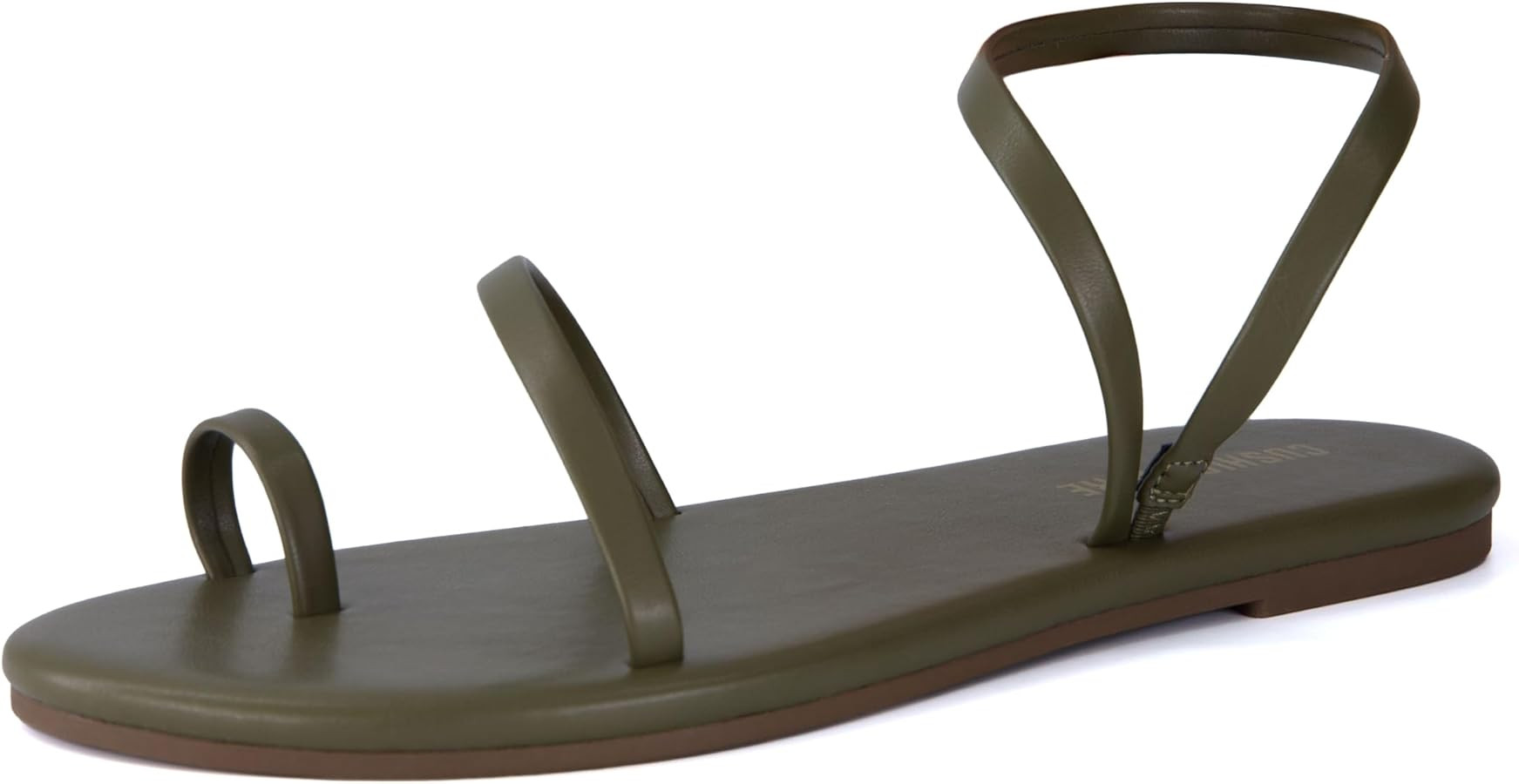 CUSHIONAIRE CHAI Women’s Strappy Sandals – Flat Sandals for Women, Comfortable Beach Sandals,... | Amazon (US)