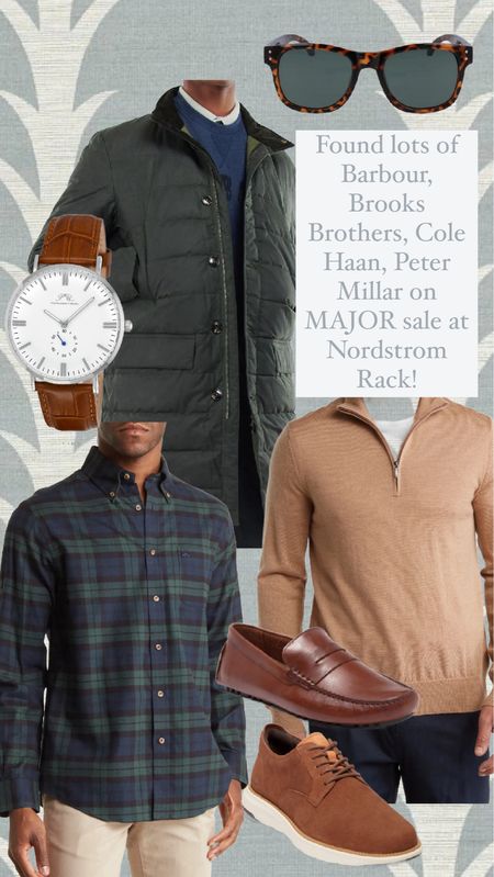 Men’s SALE finds from Nordstrom Rack! Found lots of Brooks Brothers, Cole Haan, Peter Millar and Barbour on sale! 

I love all of these brands for Andrew and they will also make great holiday gifts! 

#mensgifts #nordstromrackpartner #rackscore @nordstromrack 

#LTKshoecrush #LTKGiftGuide #LTKmens