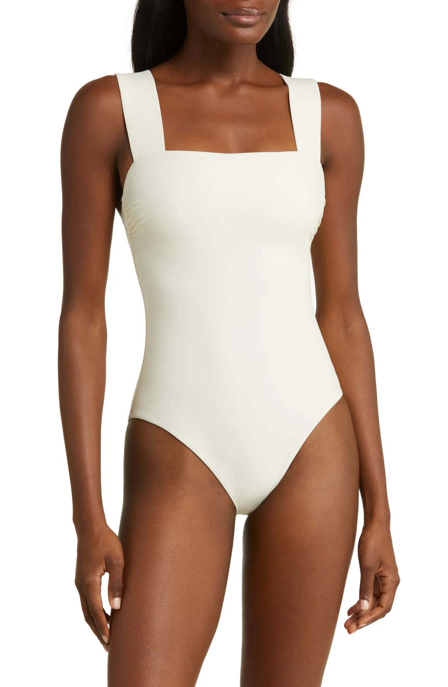 BONDI BORN Gwen Square Neck One-Piece Swimsuit | Nordstrom | Nordstrom