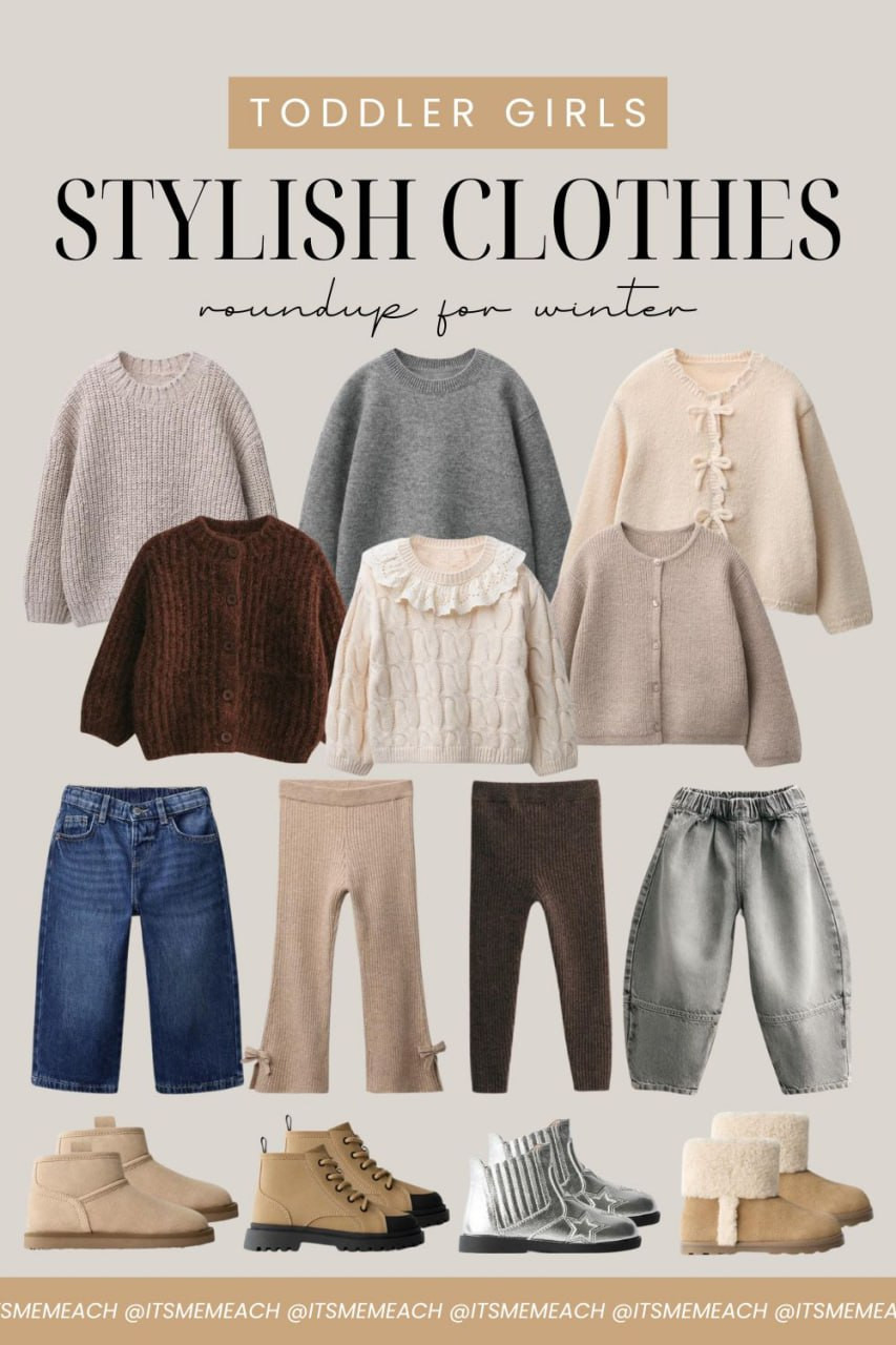Soft knits, warm layers, and the sweetest neutral tones for toddler girls this winter. These mix-and-match pieces make getting dressed so easy and they look darling in photos too. Perfect for everyday wear, family outings, or winter holiday memories. 

 #LTKSeasonal #LTKFindsUnder100 #LTKKids