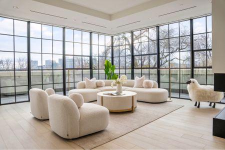 Beautiful Luxury Living Room with White Fluffy Furniture and Big Windows #competition 

#LTKhome #LTKU #LTKFind