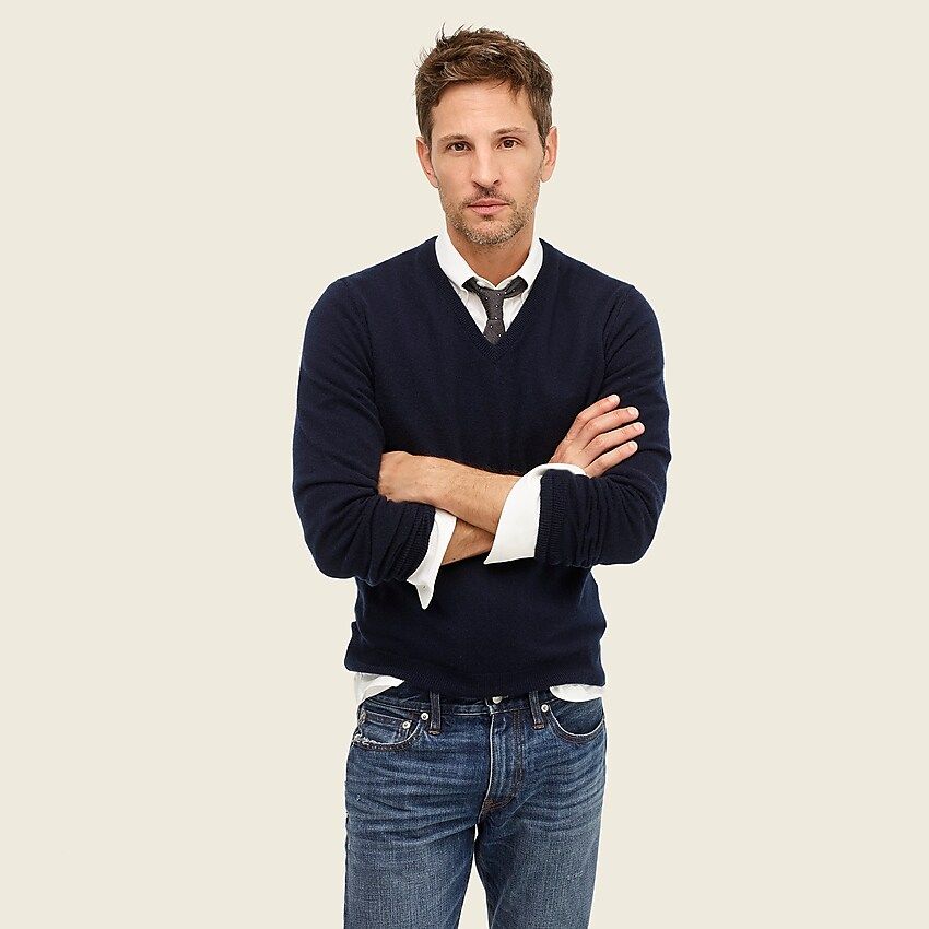 Cashmere V-neck sweater | J.Crew US