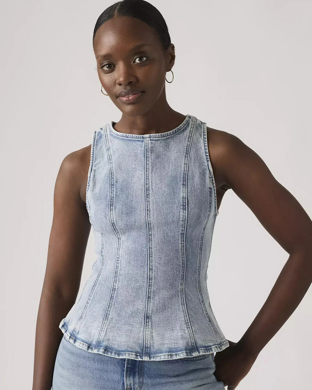 Leighton Peplum Top - The Dust Stone | ban.do