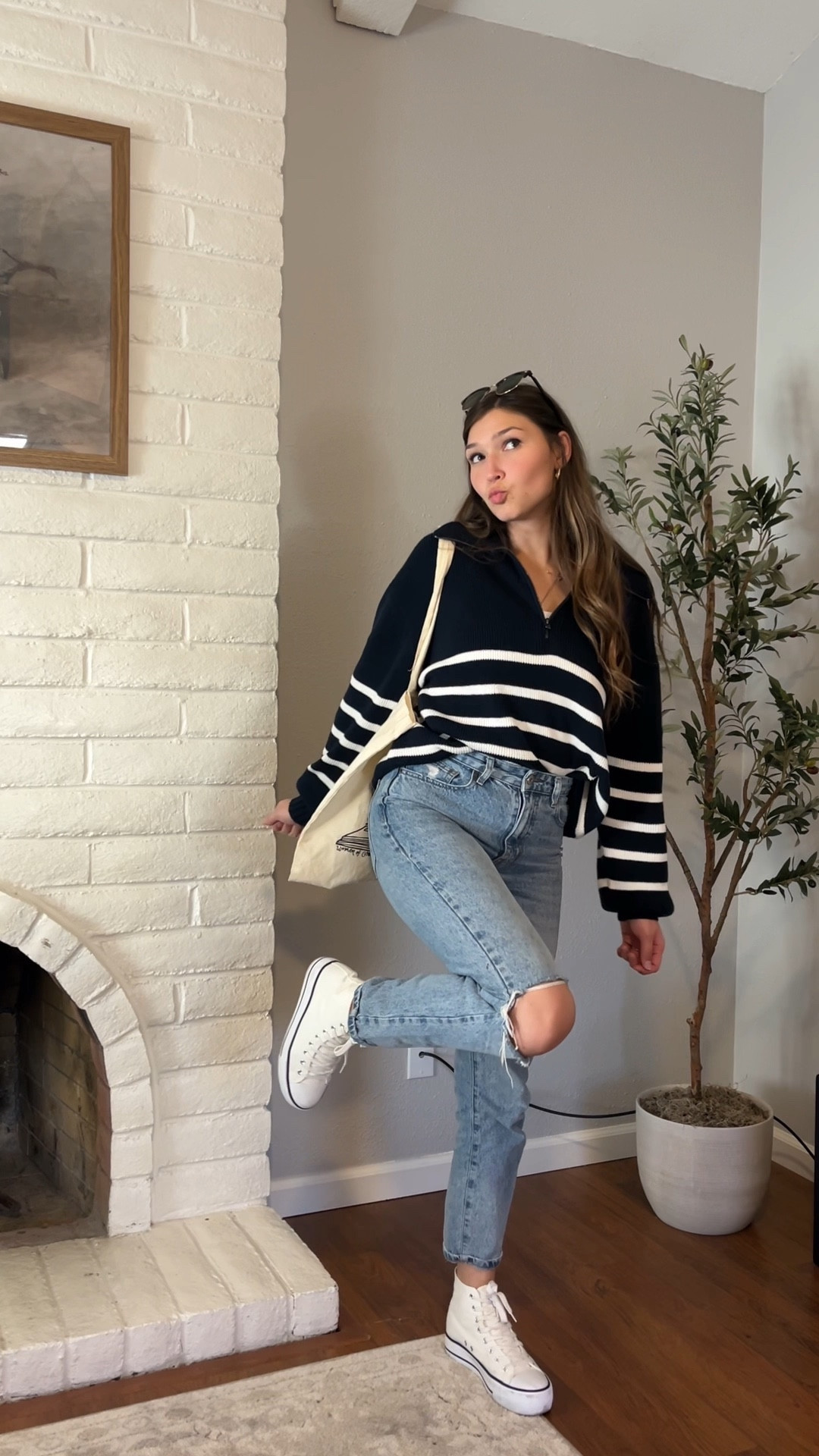 Cozy coffee shop fit☕️🤍
easy fall outfit, sweater weather, cozy sweater, chunky sweater, knit sweater, Gilmore girls outfit, cute fall style, fall transitional, fall outfits, fall fashion, casual fall style, cozy style, cozy sweater, chic fall style, Pinterest style, converse high tops outfit

#LTKstyletip #LTKSeasonal #LTKfindsunder50