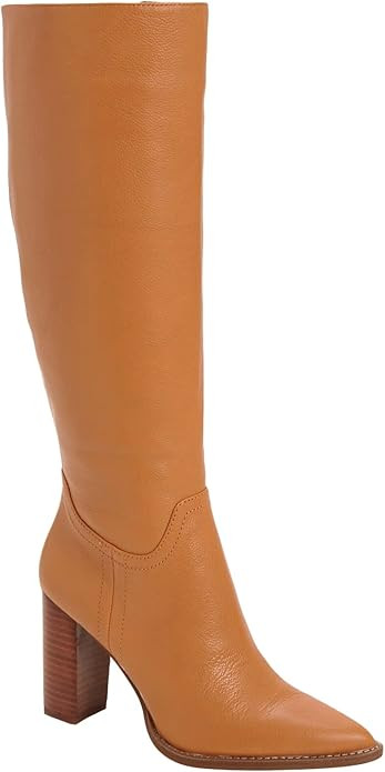 Juliet Holy Womens Chunky Heel Knee High Boots Pointed Toe Side Zipper Comfort Block Heeled Dress... | Amazon (US)