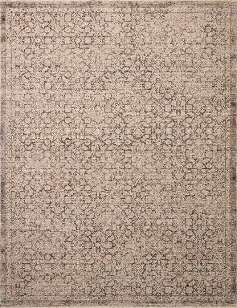 Loloi Chris Loves Julia Doris Mushroom/Natural 18" x 18" Sample Rug | Amazon (US)