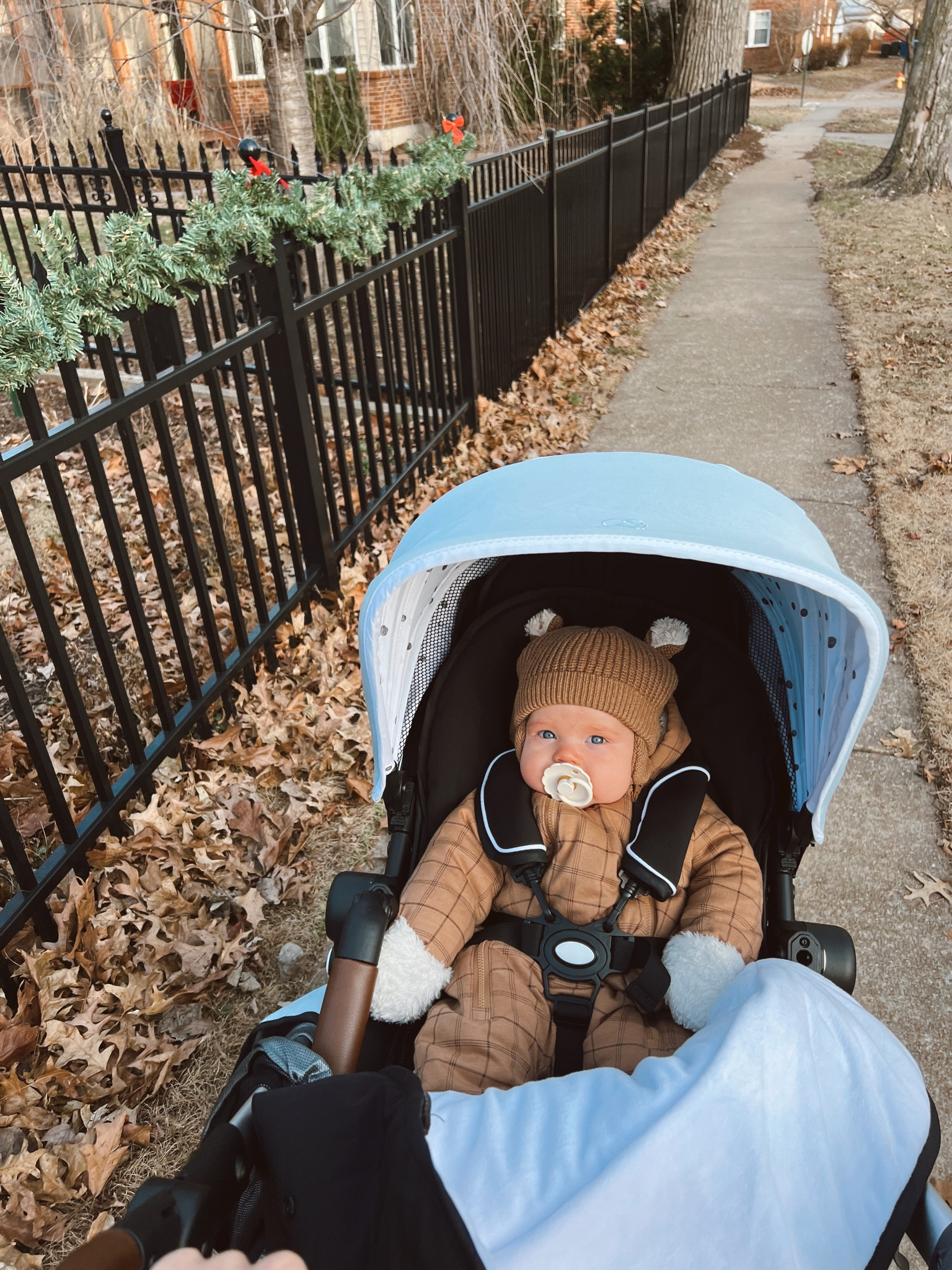 Baby fleece onesie and hat 

#LTKSeasonal #LTKbaby #LTKsalealert